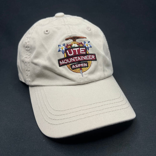 Vintage Aspen Ute Mountaineer Strapback Hat Ouray Sportswear Ski Cap