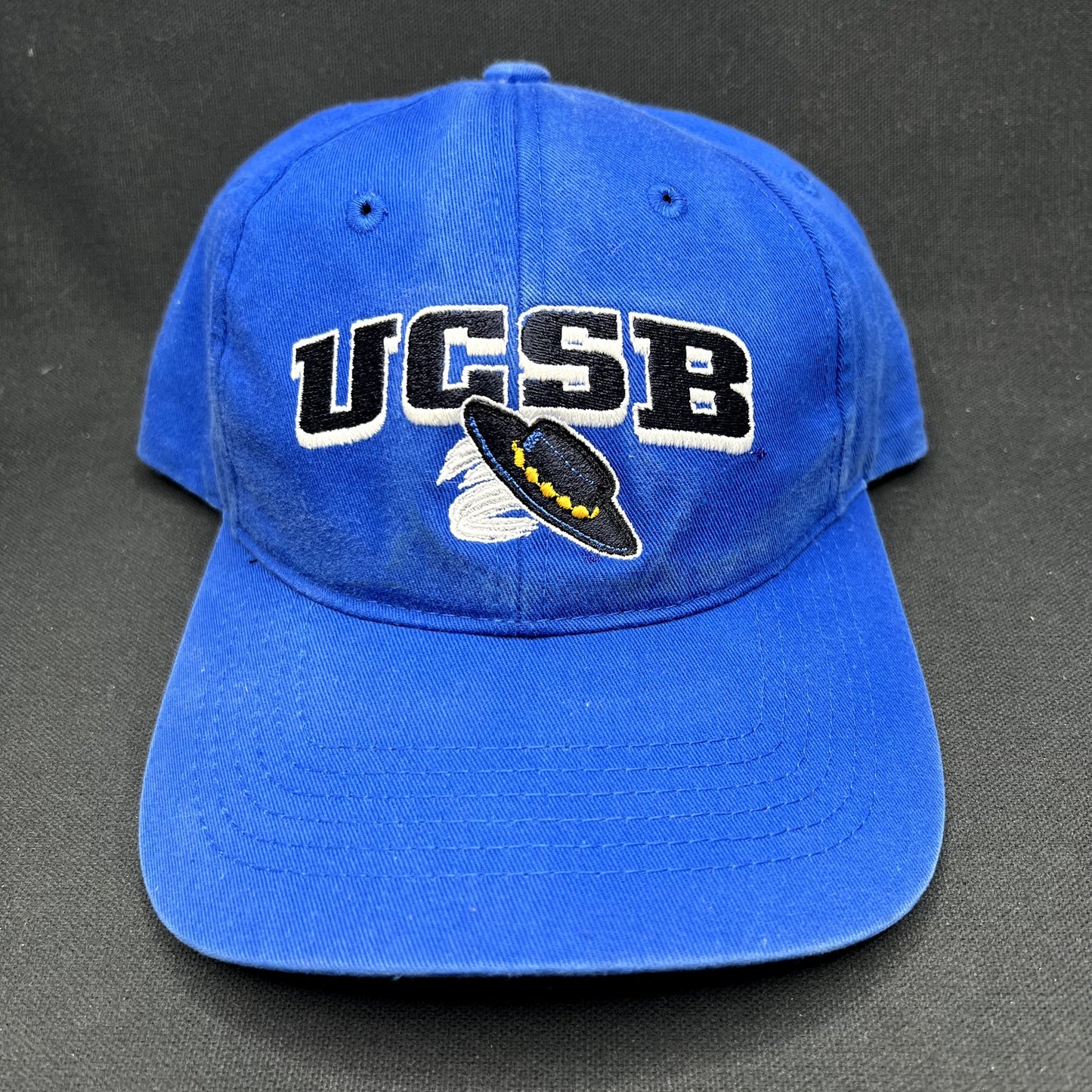 Vintage UCSB Gauchos Strapback Hat Blue Sportsman University Cap
