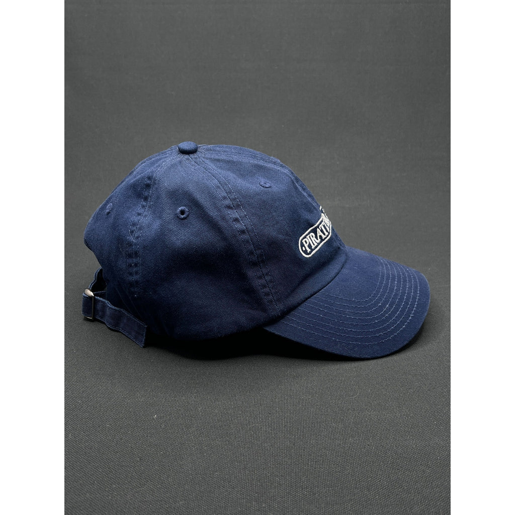 Pirate Brands Embroidered Dad Hat – Navy Cotton Strapback