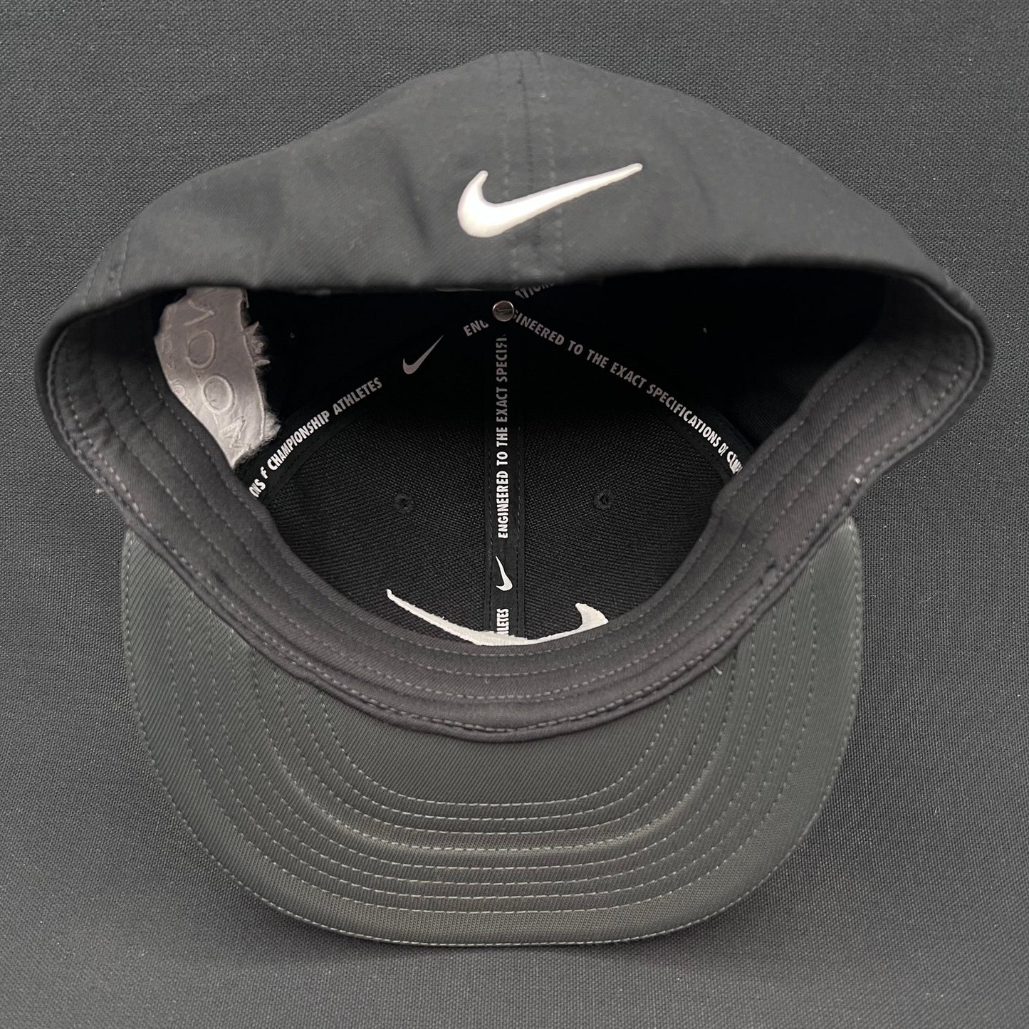 Nike Golf Swoosh Fitted Hat Moon Spa & Golf Club Cancun Black Cap