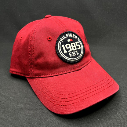 Tommy Hilfiger 1985 EST Red Flex Fit Hat L XL Fitted Cap