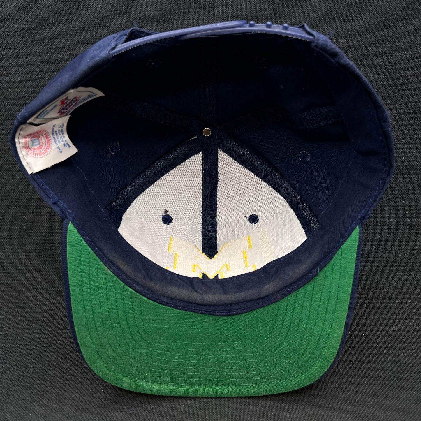 Vintage Michigan Wolverines Front Row NCAA Snapback Hat