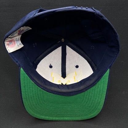 Vintage Michigan Wolverines Front Row NCAA Snapback Hat