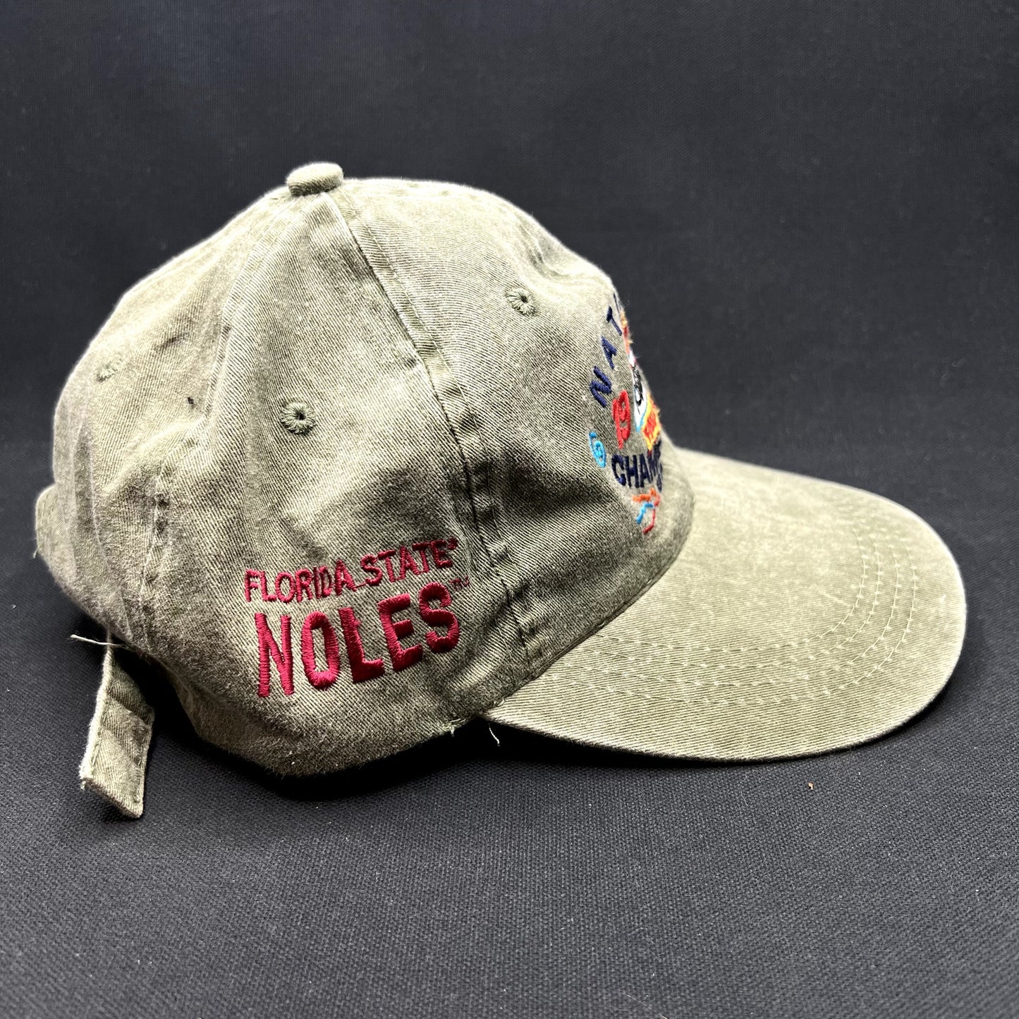 Vintage 1999 Tostitos Fiesta Bowl National Championship Strapback Hat