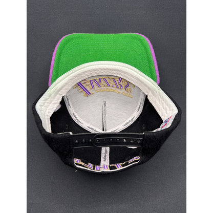 Kill the Hype x Los Angeles Lakers Snapback Hat Custom Purple Wool Brim NBA KTH