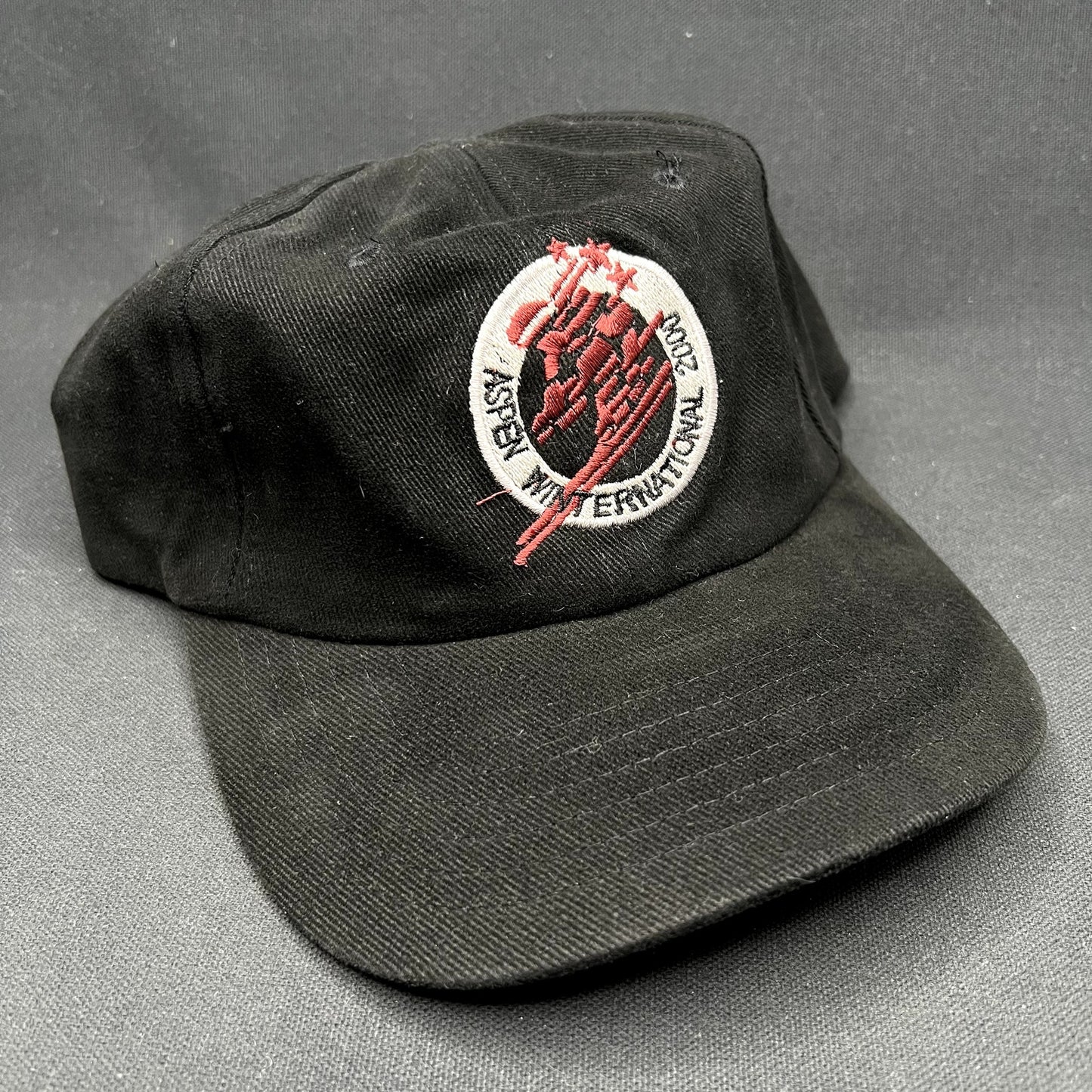 Y2K Aspen Winternational 2000 Chevy Trucks Strapback Ski Hat Black