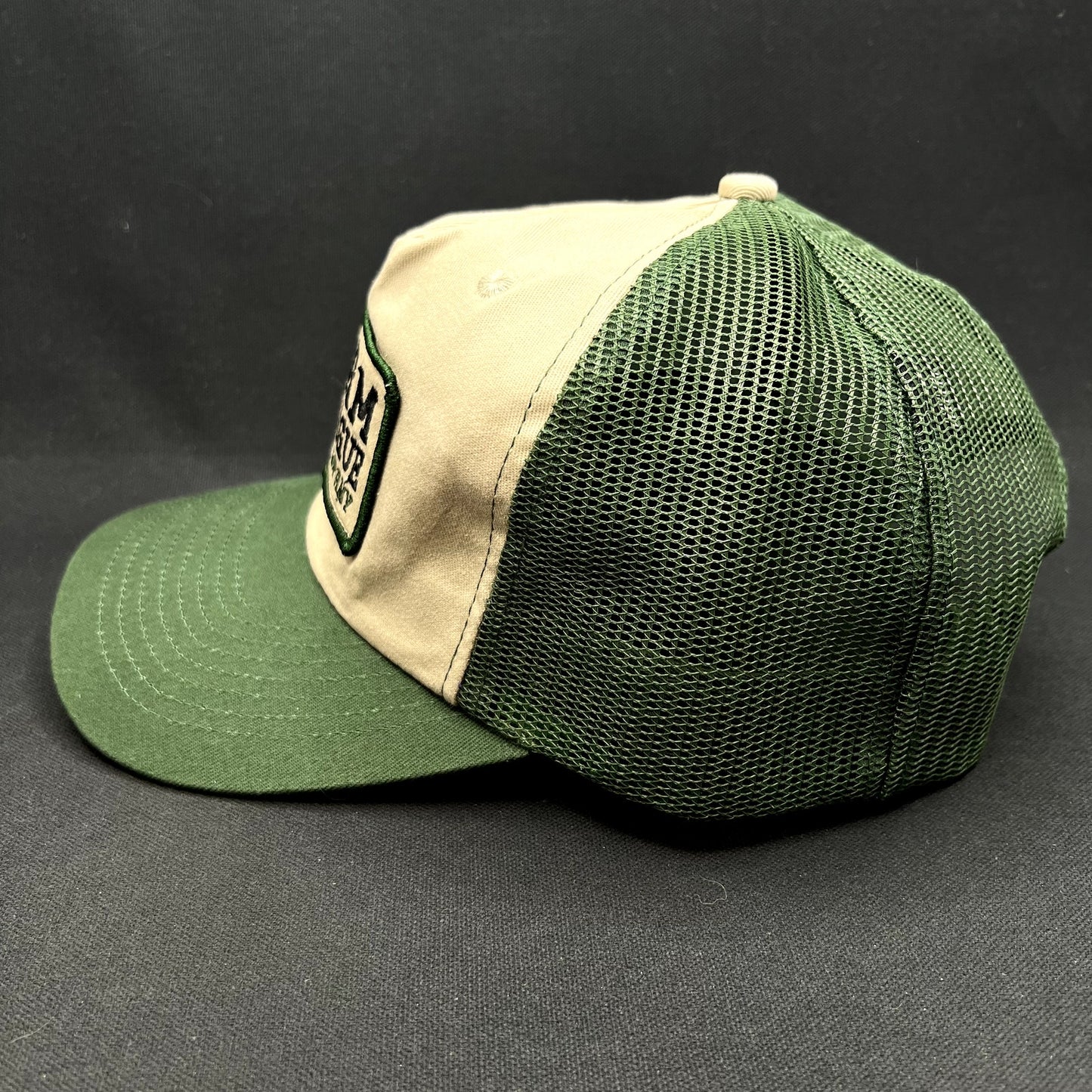 Vintage Farm League Film Company Trucker Snapback Hat Green White Seagerm