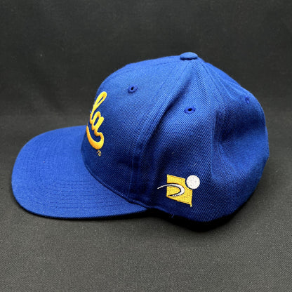 Vintage UCLA Bruins Sports Specialties Script Snapback Hat Blue Gold College