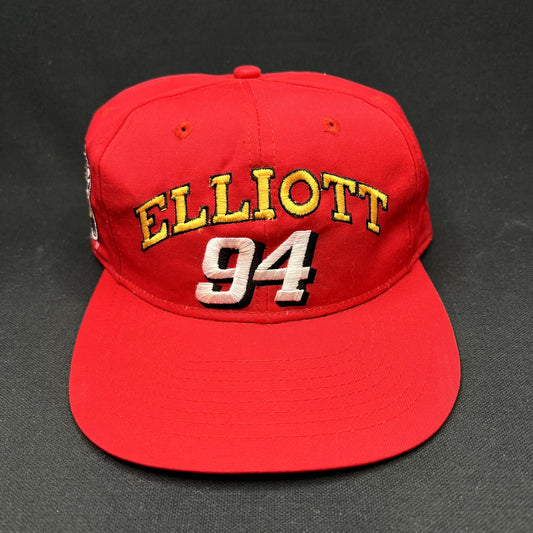 Vintage 1995 Bill Elliott 94 McDonald’s Racing Snapback Hat NASCAR