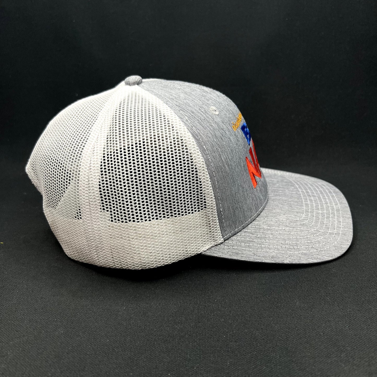 Nickelodeon Big Nate Paramount+ Snapback Trucker Hat Gray White Promo Cap