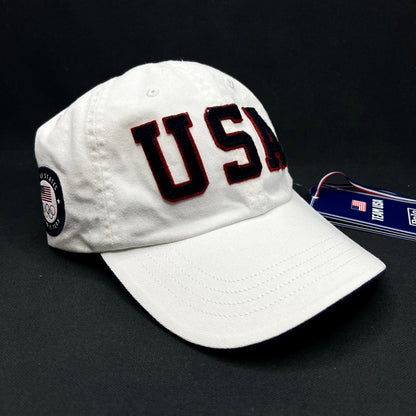 Polo Ralph Lauren Team USA Strapback Hat Olympics White NWT