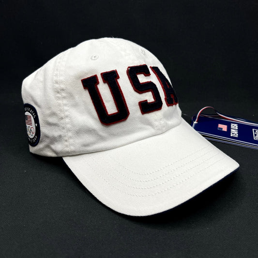 Polo Ralph Lauren Team USA Strapback Hat Olympics White NWT