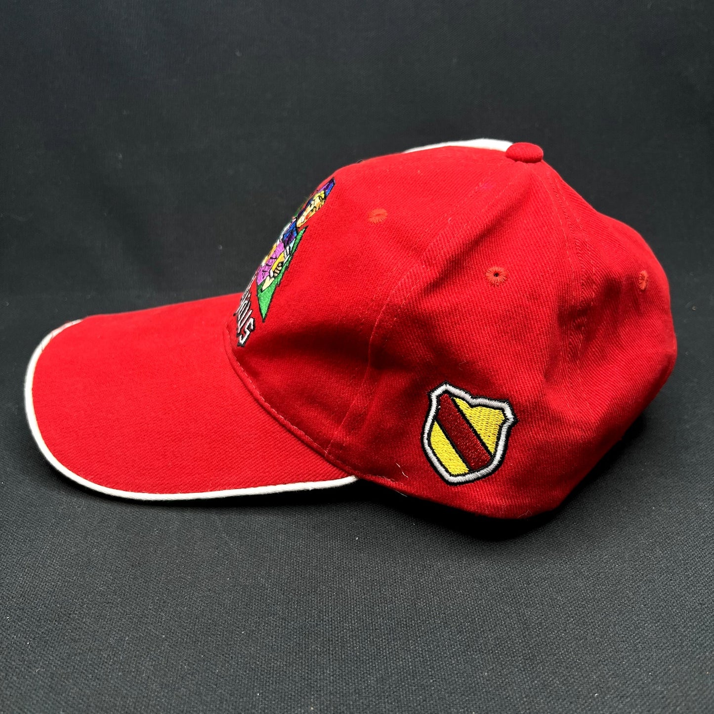 Rothaus German Beer Strapback Hat Brewery Promo Red White Green Cap