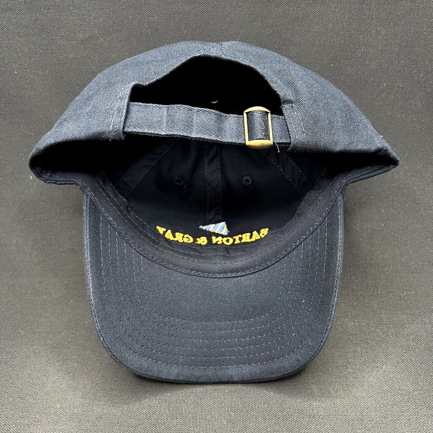 Barton & Gray Mariners Club Adjustable Strapback Hat Luxury Yachting Sailing