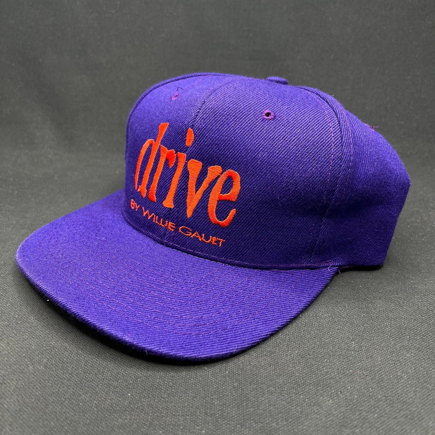Vintage Willie Gault Signed Drive Nissin Snapback Hat 90s