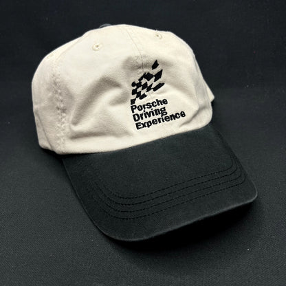 Porsche Driving Experience Strapback Hat Black White Alternative Apparel