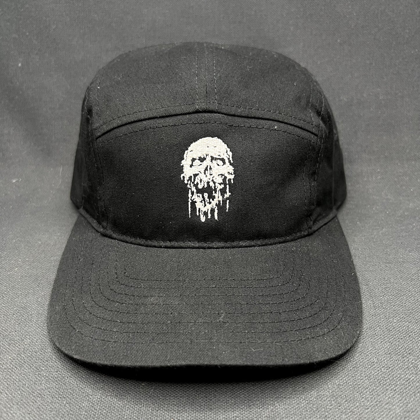 Liquid Death Murder Your Thirst Strapback Hat Black Camp Cap