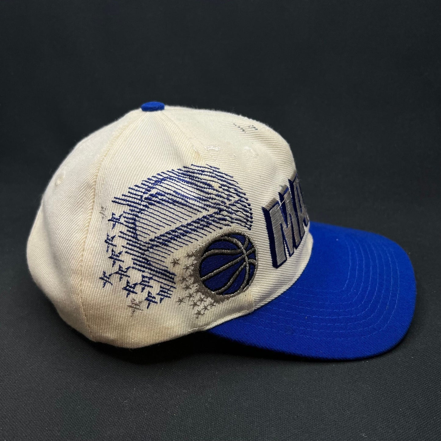 Vintage Orlando Magic Shadow Snapback Sports Specialties NBA Hat See Description