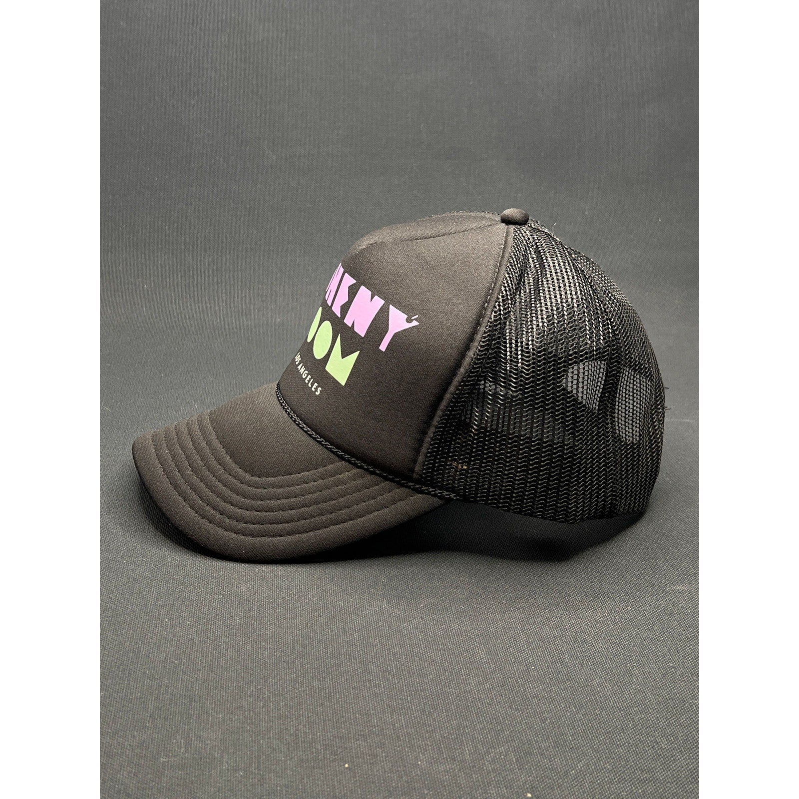 Doheny Room Los Angeles California Black Mesh Snapback Trucker Hat