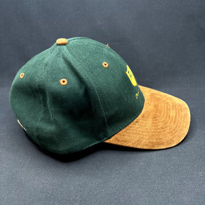 Vintage Desert Lake Golf Strapback Hat Suede Brim OTTO Leather Strap