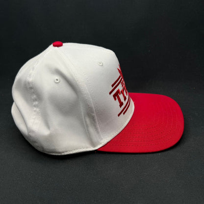 Trump 2024 Snapback Hat Red White Campaign Style Cap Adjustable