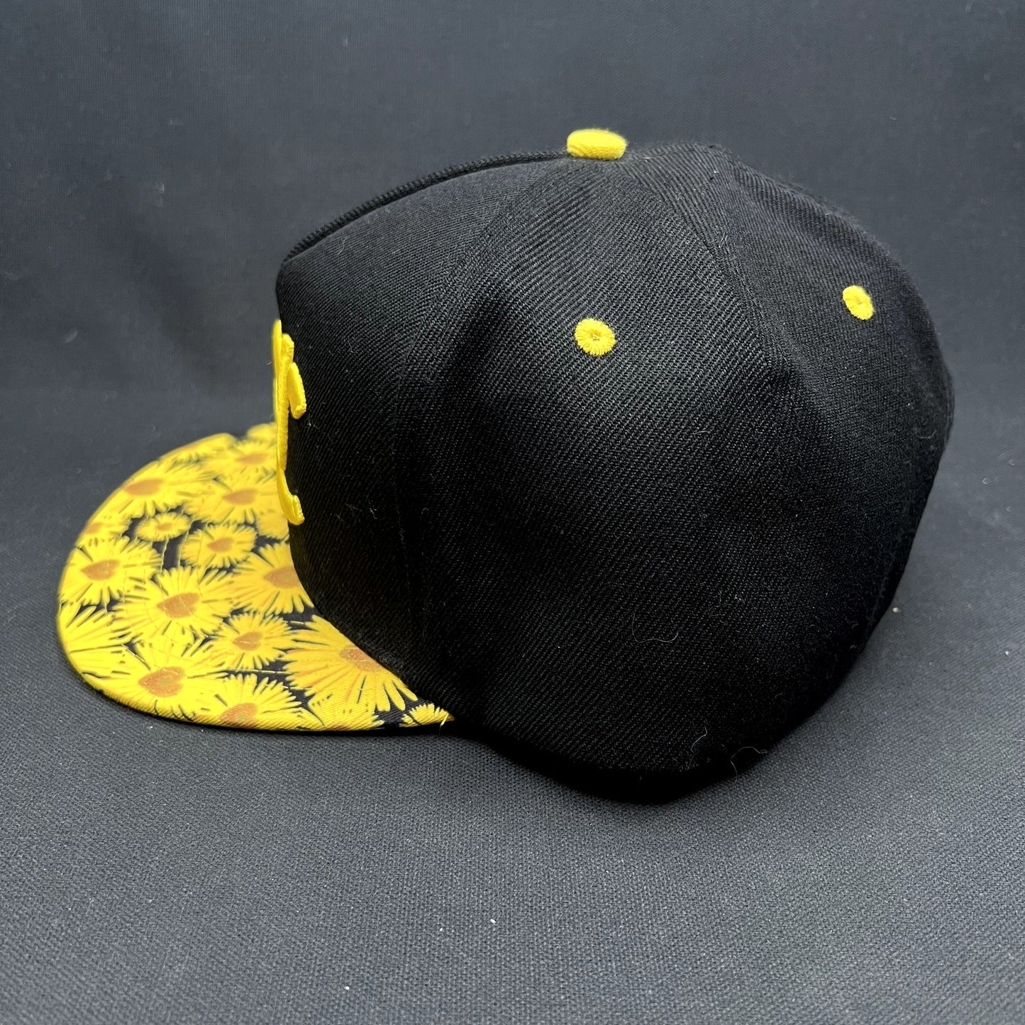 Insomniac EDC Sunflower Brim Snapback Hat Electric Daisy Carnival