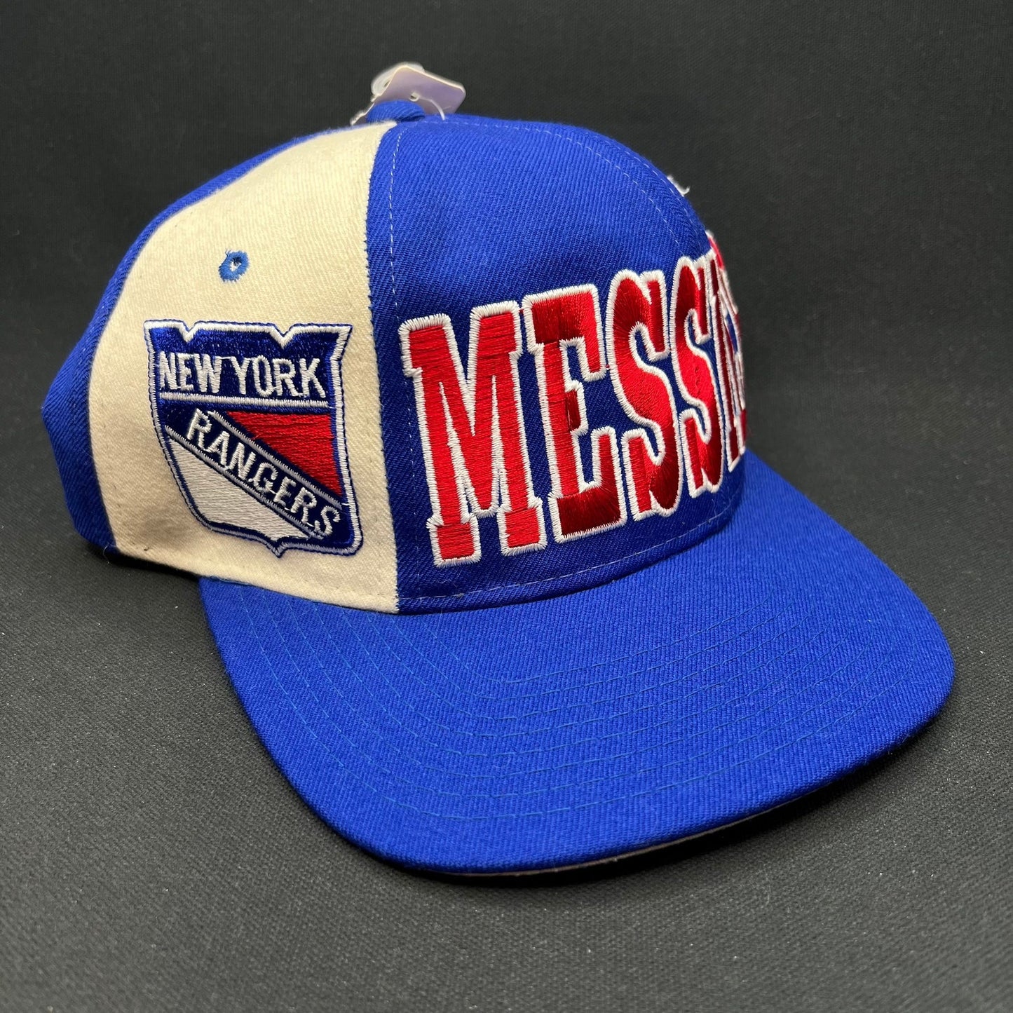 Vintage New York Rangers Starter Tri-Power Snapback Hat Script NHL Wool
