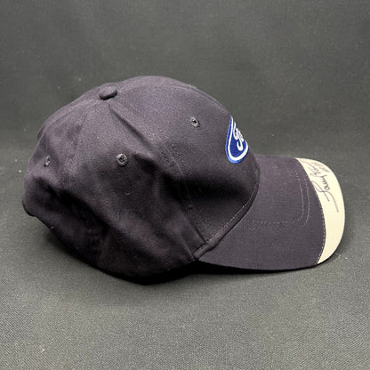 Ford Oval Logo Strapback Hat Signed #22 DAV Cap America