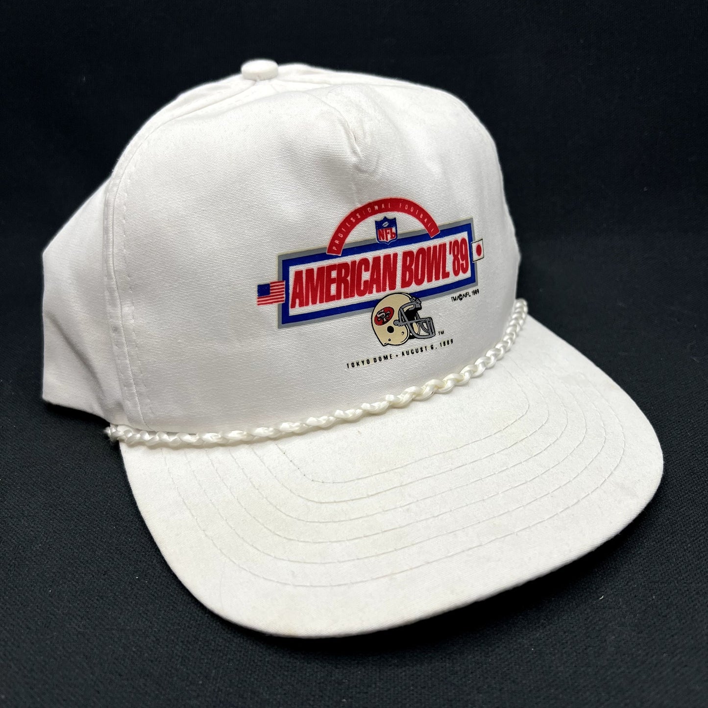 1989 NFL American Bowl Tokyo Dome San Francisco 49ers Snapback Hat