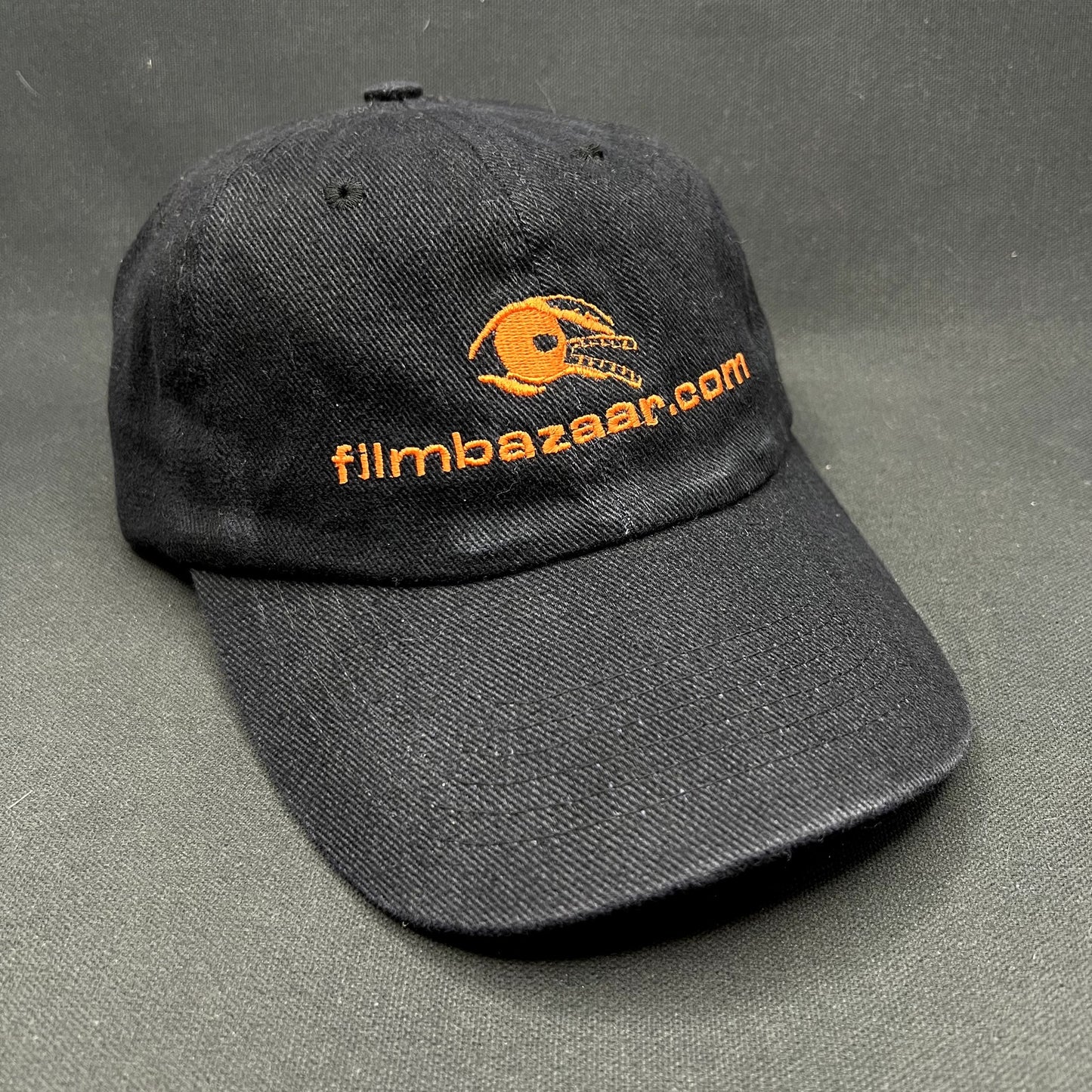 Vintage FilmBazaar.com Strapback Hat Black Orange Movie Film Promo Cap