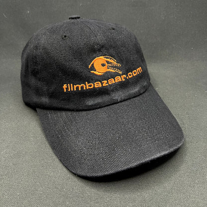 Vintage FilmBazaar.com Strapback Hat Black Orange Movie Film Promo Cap