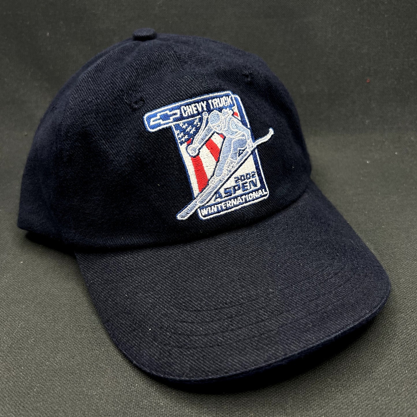 2002 Aspen Winternational Chevy Truck Ski Strapback Hat Karbon Canada