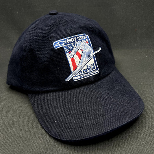 2002 Aspen Winternational Chevy Truck Ski Strapback Hat Karbon Canada
