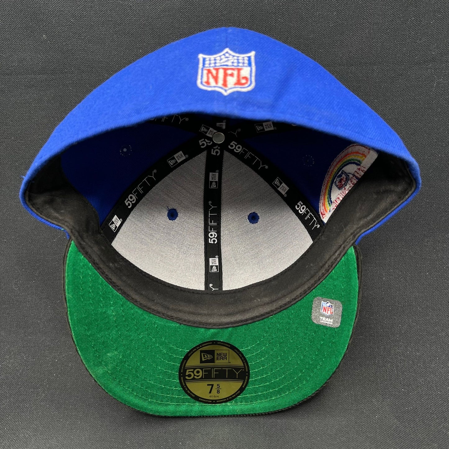 7 5/8 New Era 59FIFTY New England Patriots Throwback Corduroy Brim Hat
