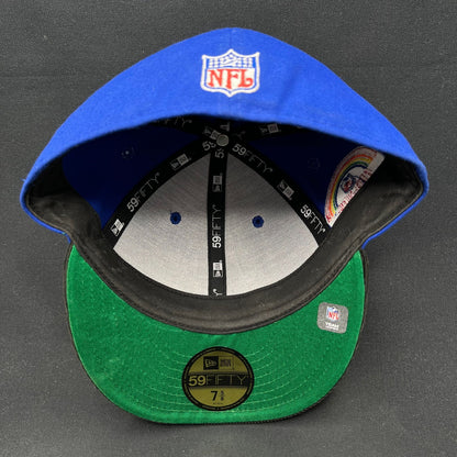 7 5/8 New Era 59FIFTY New England Patriots Throwback Corduroy Brim Hat