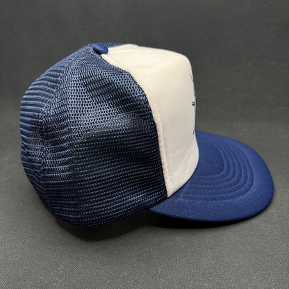 Vintage Belle of Brattleboro Snapback Trucker Hat Sunbelt Nautical