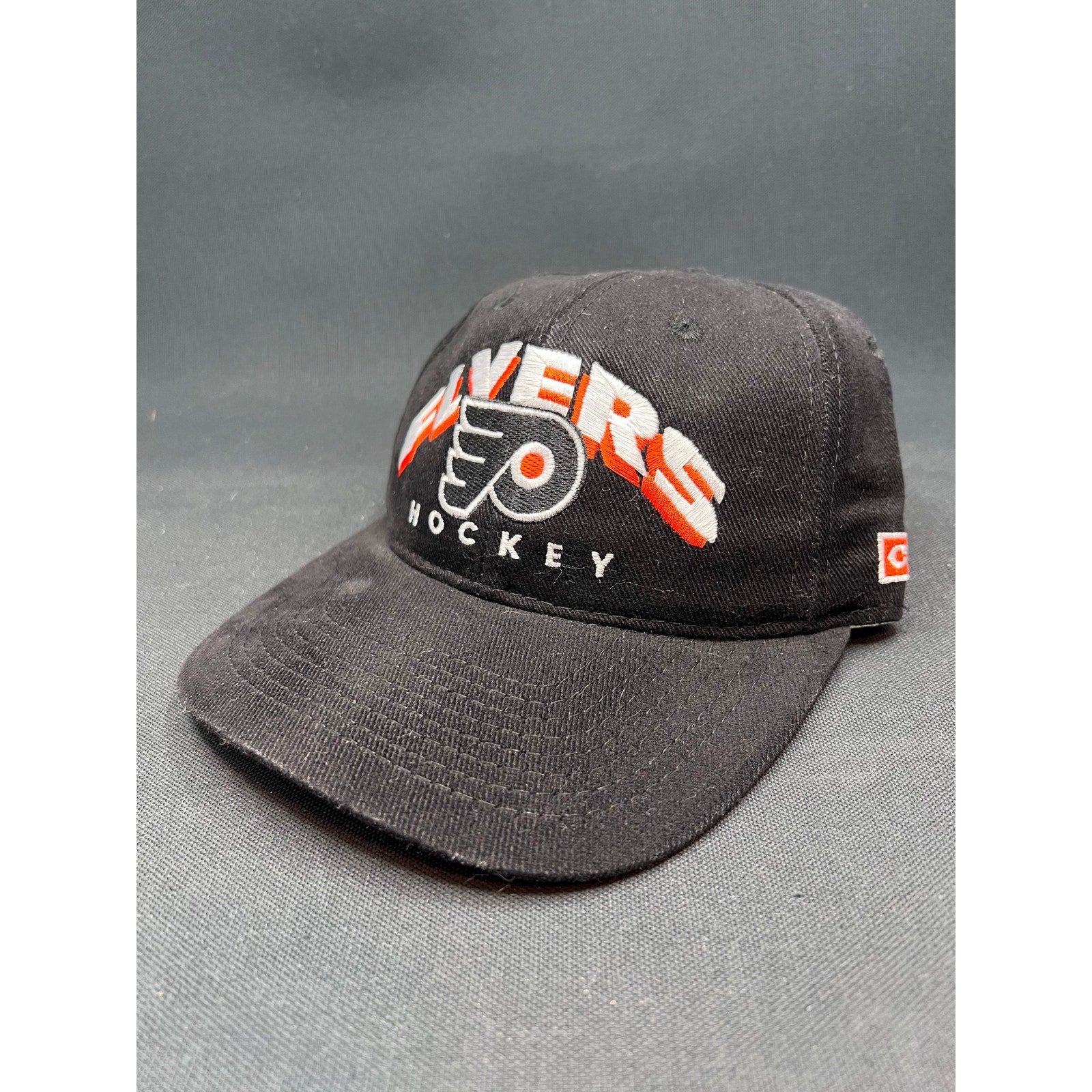 Vintage 1990s Philadelphia Flyers Snapback Hat #1 Apparel NHL Made in Canada