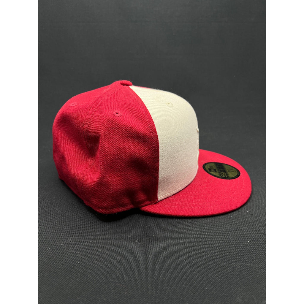 7 3/8 Fear of God Essentials x New Era 59FIFTY Fitted Hat Red White Wool