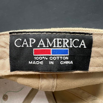 Vintage Gatorade Lightning Logo Strapback Hat Cap America Beige
