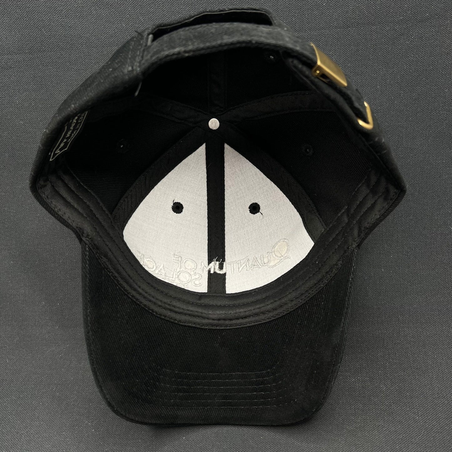James Bond Quantum of Solace 007 Strapback Hat Black James Bond Promo Cap