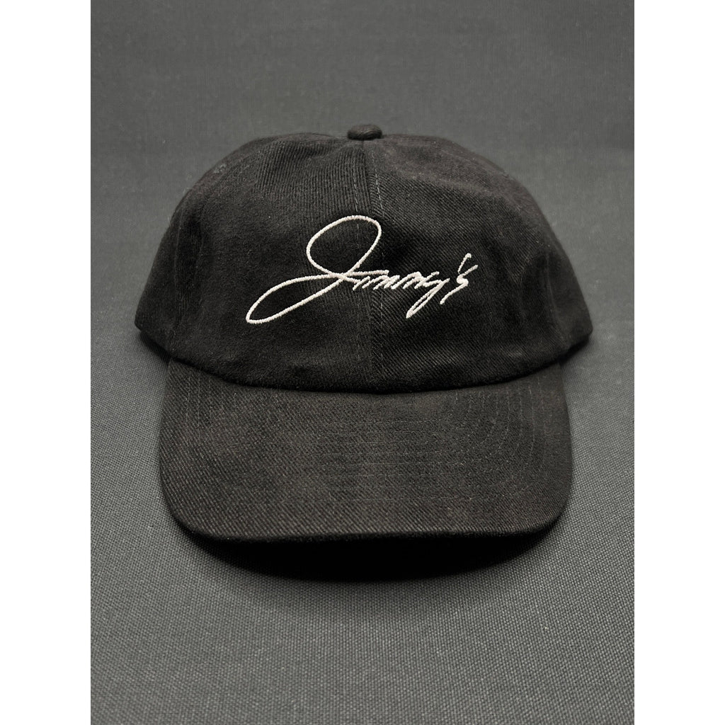 Vintage Jimmy’s Restaurant & Bar Black Strapback Hat – Script Logo
