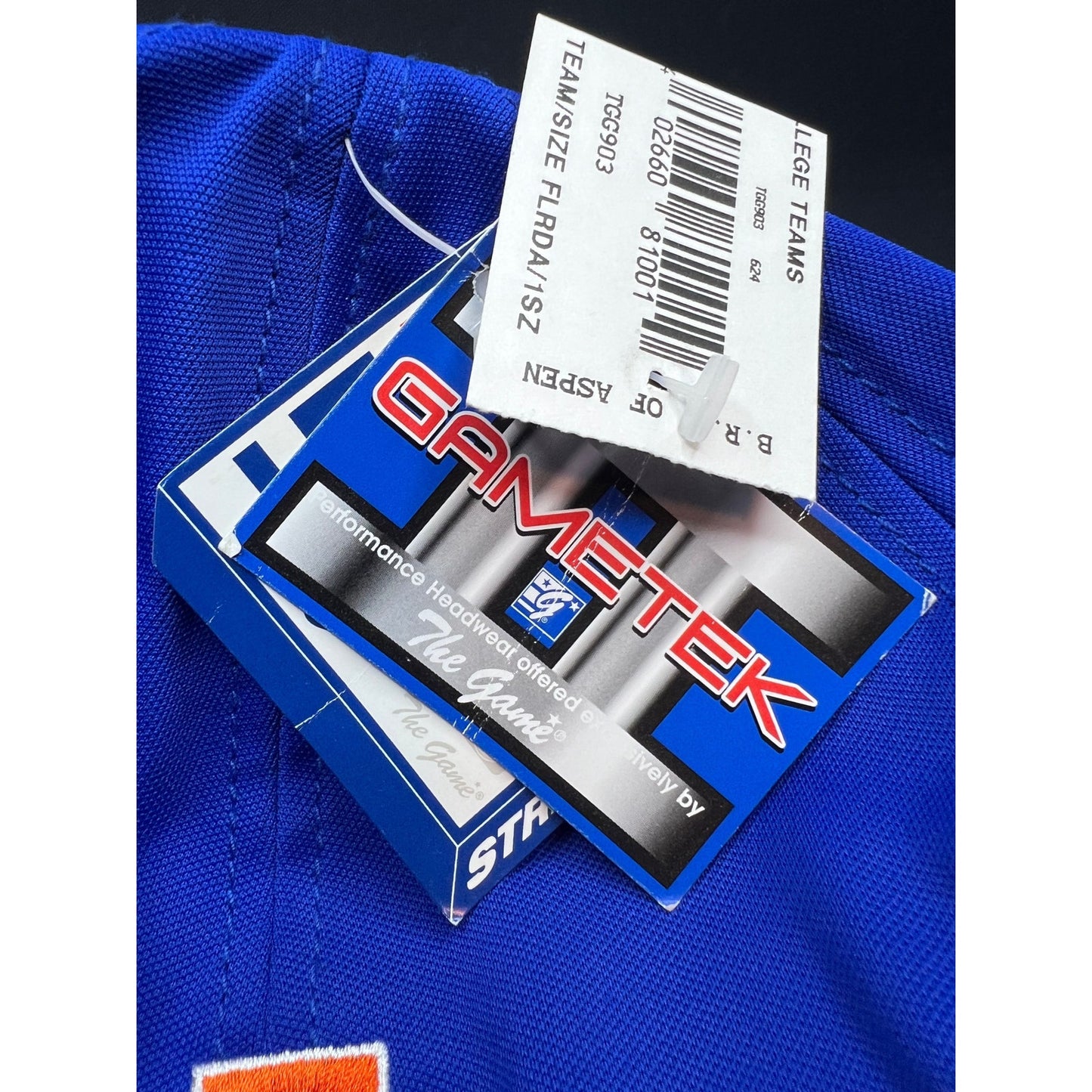 New with Tags – Florida Gators “The Game” GameTek A-Flex Fitted Hat (Royal Blue)
