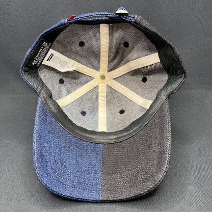 Retro Levi’s Strauss Split Denim Strapback Hat – Black/Indigo