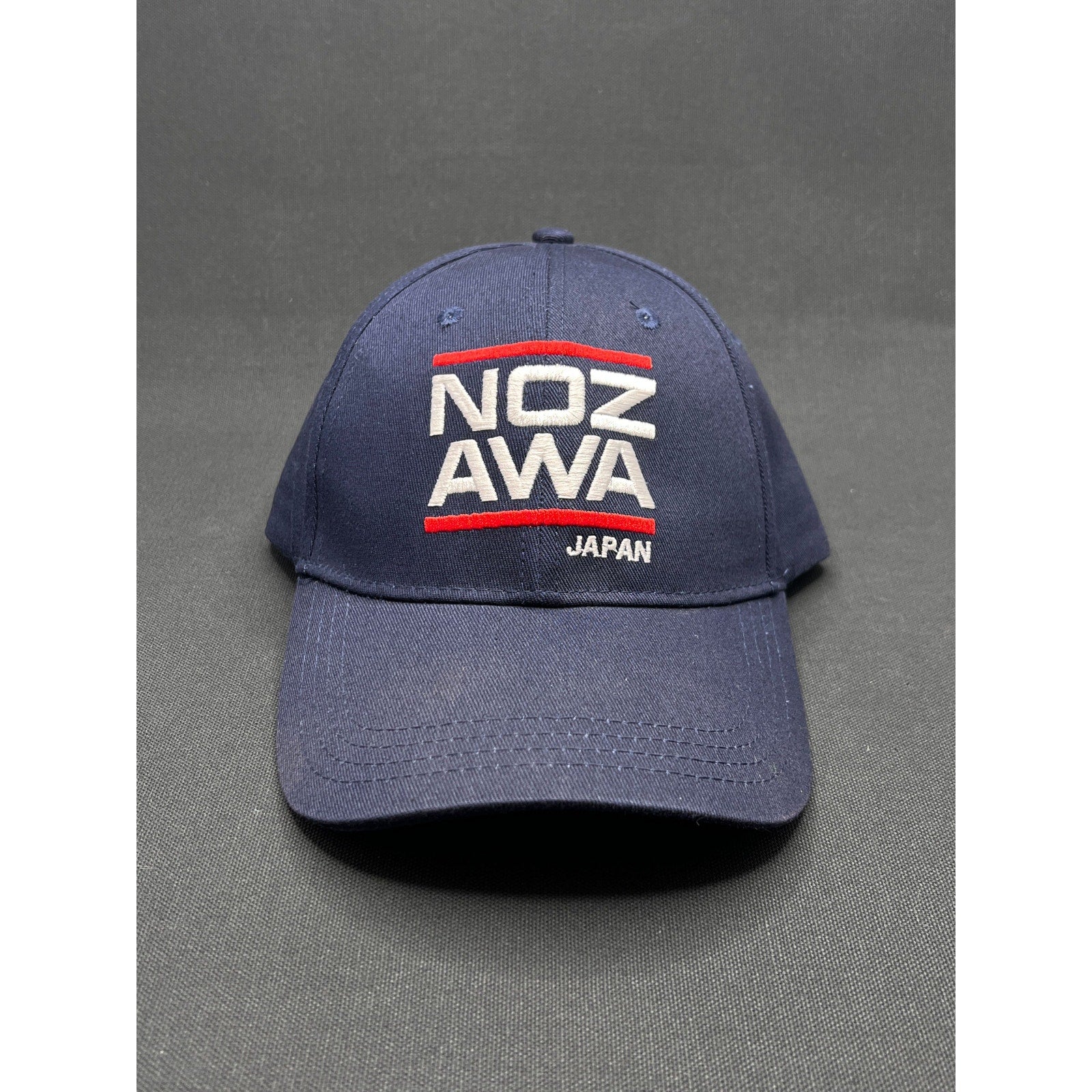 Vintage Nozawa Ski Resort Japan Strapback Hat – Navy Cotton Skiwear Cap