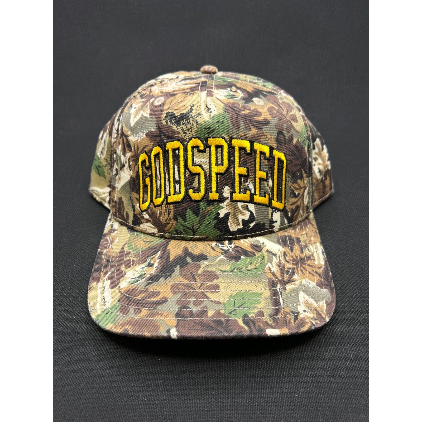 Zach Bryan “Godspeed” Camo Snapback Hat – Tour Merch (OTTO Cap)