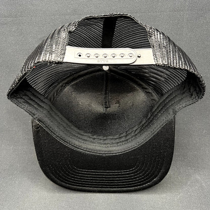 Cloud 10 C10 Otto Trucker Snapback Hat Black Gold Mesh Cap