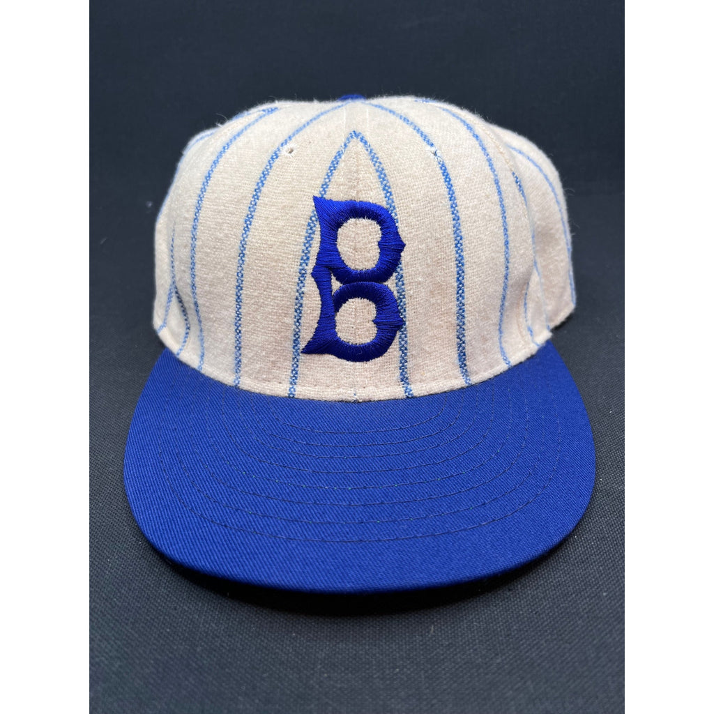 Vintage 1990's Brooklyn Dodgers Pinstripe Hat – American Needle Collection 7 3/8