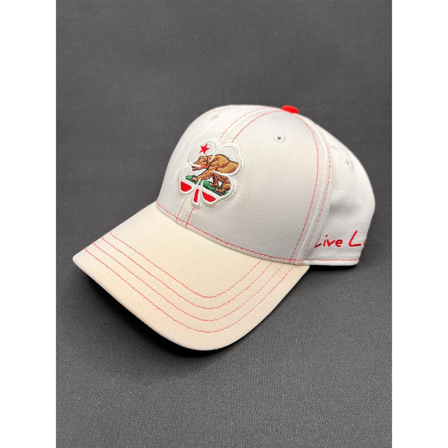 S/M Black Clover California Republic Live Lucky Hat Four-Leaf Clover Bear Design