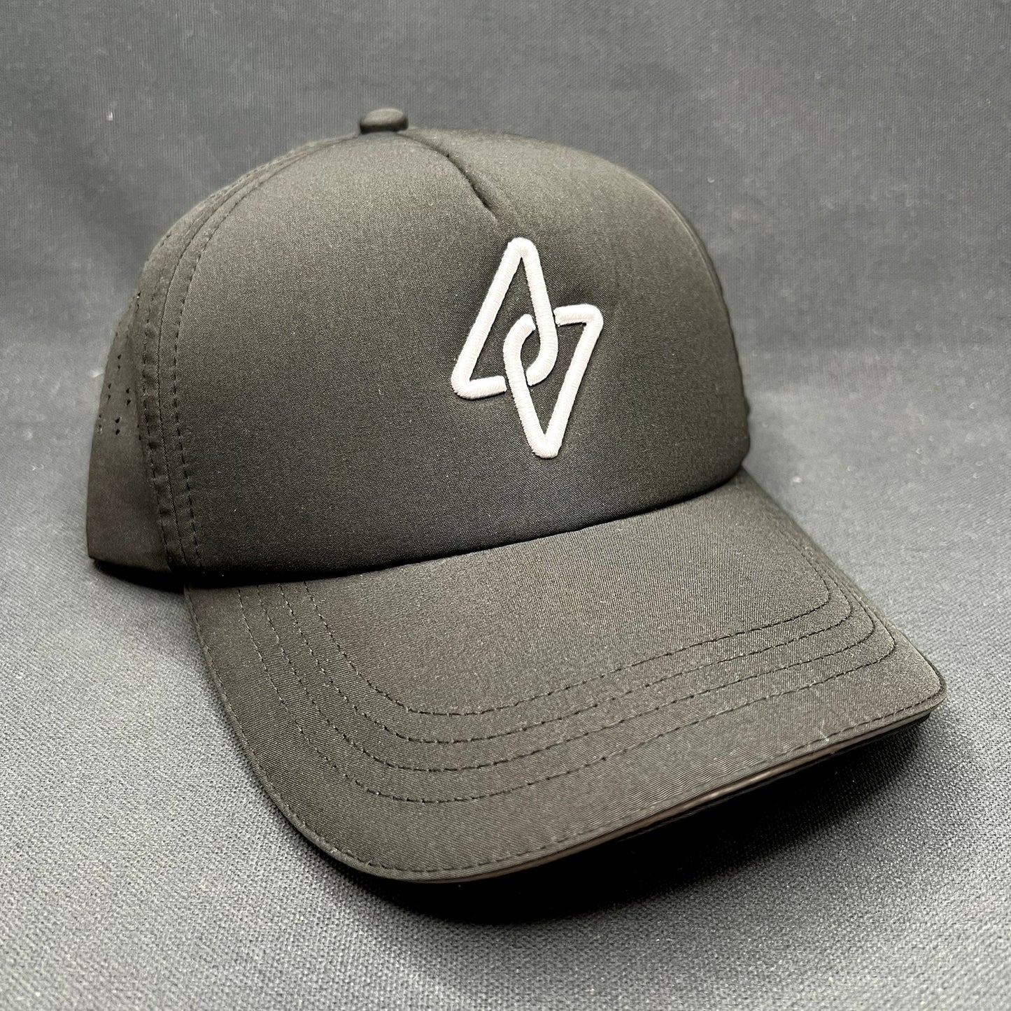 LGCY Performance Strapback Hat Black Athletic Tech Cap