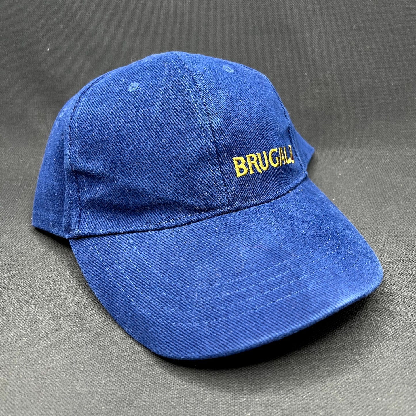 Vintage Brugal Rum Strapback Hat Blue Embroidered Liquor Promo Cap